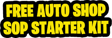 Auto Repair Shop SOP Manual Starter Kit